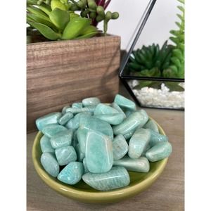 Amazonite tumbled stone crystal intuitively chosen